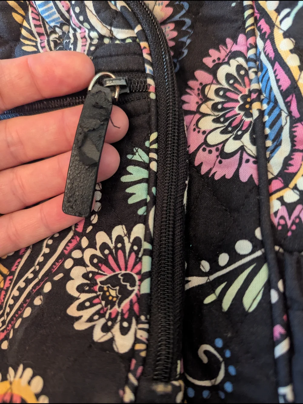 Vera Bradley Bandana Paisley Swirl Large Backpack
